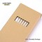 24 Pieces Birthday Party Long Thin Cake Candles Metallic Birthday Candles in Holders for Birthday Cakes Decorations, Champagne Gold by Lucky Party
